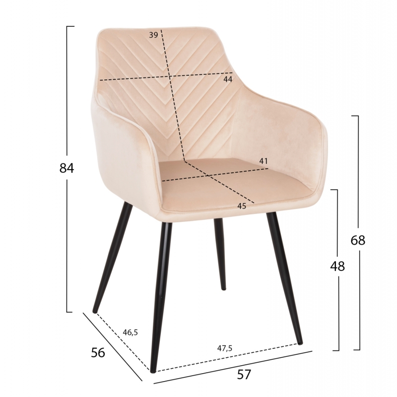 ΠΟΛΥΘΡΟΝΑ LATRELL HM8582.05 ΕΚΡΟΥ ΒΕΛΟΥΔΟ & ΜΑΥΡΑ ΜΕΤΑΛΛΙΚΑ ΠΟΔΙΑ 54x57x84Yεκ. ΠΟΛΥΘΡΟΝΑ LATRELL HM8582.05 ΕΚΡΟΥ ΒΕΛΟΥΔΟ & ΜΑΥΡΑ ΜΕΤΑΛΛΙΚΑ ΠΟΔΙΑ 54x57x84Yεκ.