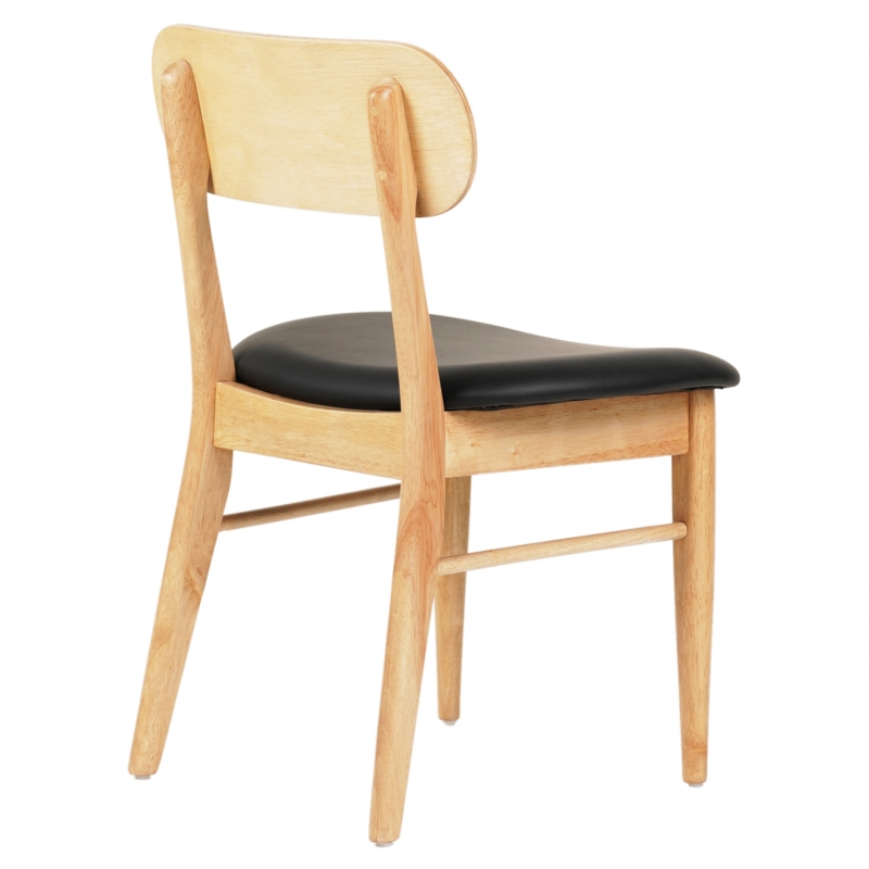 KΑΡΕΚΛΑ ΤΡΑΠΕΖΑΡΙΑΣ SEKOR HM9945.01 RUBBERWOOD-ΜΑΥΡΟ PU 50x50x80Υεκ. KΑΡΕΚΛΑ ΤΡΑΠΕΖΑΡΙΑΣ SEKOR HM9945.01 RUBBERWOOD-ΜΑΥΡΟ PU 50x50x80Υεκ.