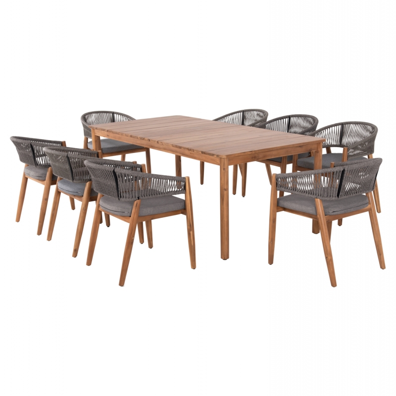 ΣΕΤ ΤΡΑΠΕΖΑΡΙΑΣ 9ΤΜΧ NAVANT HM21066.01 ΤΡΑΠΕΖΙ ΜΕ 8 ΚΑΡΕΚΛΕΣ ΞΥΛΟ ΑΚΑΚΙΑΣ-ΣΧΟΙΝΙ ΓΚΡΙ ΣΕΤ ΤΡΑΠΕΖΑΡΙΑΣ 9ΤΜΧ NAVANT HM21066.01 ΤΡΑΠΕΖΙ ΜΕ 8 ΚΑΡΕΚΛΕΣ ΞΥΛΟ ΑΚΑΚΙΑΣ-ΣΧΟΙΝΙ ΓΚΡΙ