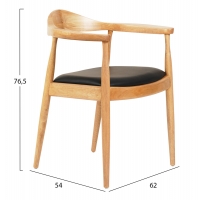 ΠΟΛΥΘΡΟΝΑ ΤΡΑΠΕΖΑΡΙΑΣ ADOR HM9948.01 RUBBERWOOD ΣΕ ΟΑΚ ΚΑΙ ΜΑΥΡΟ PU 62x54x76,5Υεκ ΠΟΛΥΘΡΟΝΑ ΤΡΑΠΕΖΑΡΙΑΣ ADOR HM9948.01 RUBBERWOOD ΣΕ ΟΑΚ ΚΑΙ ΜΑΥΡΟ PU 62x54x76,5Υεκ
