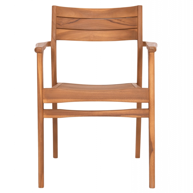 ΠΟΛΥΘΡΟΝΑ BOZZY HM9935 ΜΑΣΙΦ ΞΥΛΟ TEAK ΣΕ ΦΥΣΙΚΟ 58x61x80,5Υ
