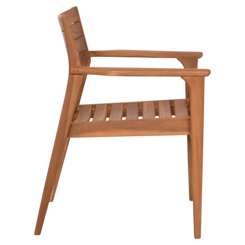 ΠΟΛΥΘΡΟΝΑ BOZZY HM9935 ΜΑΣΙΦ ΞΥΛΟ TEAK ΣΕ ΦΥΣΙΚΟ 58x61x80,5Υ