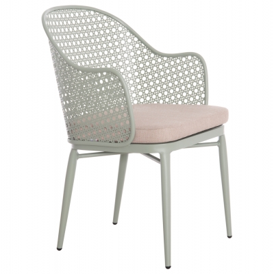 ΠΟΛΥΘΡΟΝΑ ΑΛΟΥΜΙΝΙΟΥ OREGO HM6268.06 ΦΥΣΤΙΚΙ-ΜΑΞΙΛΑΡΙ ΜΠΕΖ 56x59x81Υεκ.