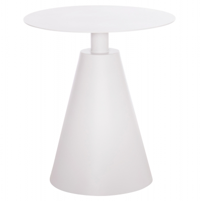 ΤΡΑΠΕΖΑΚΙ ΒΟΗΘ. ΣΤΡΟΓΓΥΛΟ ΕΞ.ΧΩΡΟΥ SERA HM6270.02 ΛΕΥΚΟ ΑΛΟΥΜΙΝΙΟ Φ50x56Υεκ.