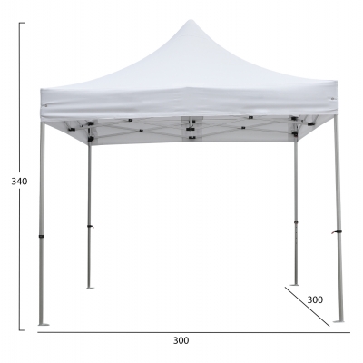 GAZEBO ΕΠΑΓΓΕΛΜΑΤΙΚΟ ΒΑΡΕΩΣ ΤΥΠΟΥ CRESSEN HM6305 ΠΤΥΣΣΟΜΕΝΟ ΑΛΟΥΜΙΝΙΟΥ 3x3x3,4Y GAZEBO ΕΠΑΓΓΕΛΜΑΤΙΚΟ ΒΑΡΕΩΣ ΤΥΠΟΥ CRESSEN HM6305 ΠΤΥΣΣΟΜΕΝΟ ΑΛΟΥΜΙΝΙΟΥ 3x3x3,4Y