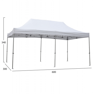 GAZEBO ΕΠΑΓΓΕΛΜΑΤΙΚΟ ΒΑΡΕΩΣ ΤΥΠΟΥ CRESSEN HM6307 ΠΤΥΣΣΟΜΕΝΟ ΑΛΟΥΜΙΝΙΟΥ 3x6x3,4Y GAZEBO ΕΠΑΓΓΕΛΜΑΤΙΚΟ ΒΑΡΕΩΣ ΤΥΠΟΥ CRESSEN HM6307 ΠΤΥΣΣΟΜΕΝΟ ΑΛΟΥΜΙΝΙΟΥ 3x6x3,4Y