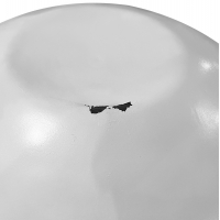 ΔΙΑΚΟΣΜΗΤΙΚΟ ΤΡΑΠΕΖΙ ΣΑΛΟΝΙΟΥ BOWL Φ91x38,5Yεκ. ΛΕΥΚΟ ΜΕ ΞΥΛΟ ΑΚΑΚΙΑΣ HM8717.23 Β'ΔΙΑΛΟΓΗΣ