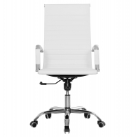 ΚΑΡΕΚΛΑ ΓΡΑΦΕΙΟΥ BOSS ΔΙΕΥΘΥΝΤΟΥ HM1059.32 ΛΕΥΚΟ PU ΠΟΔΙ ΧΡΩΜΙΟΥ 53x57x109Υεκ.