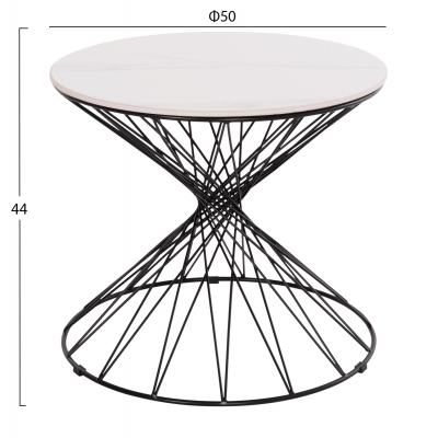 ΒΟΗΘΗΤΙΚΟ ΤΡΑΠΕΖΙ ΣΑΛΟΝΙΟΥ GRESAM HM18039.01 ΚΕΡΑΜΙΚΟ TOP-ΜΕΤΑΛΛΟ Φ50x44Υεκ. ΒΟΗΘΗΤΙΚΟ ΤΡΑΠΕΖΙ ΣΑΛΟΝΙΟΥ GRESAM HM18039.01 ΚΕΡΑΜΙΚΟ TOP-ΜΕΤΑΛΛΟ Φ50x44Υεκ.