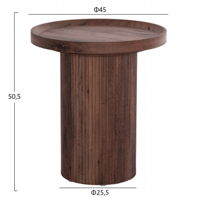 ΒΟΗΘΗΤΙΚΟ ΤΡΑΠΕΖΙ MARGON HM18027 MDF ΣΕ ΣΚΟΥΡΟ ΚΑΦΕ ΞΥΛΟΥ Φ45x50,5Υεκ. ΒΟΗΘΗΤΙΚΟ ΤΡΑΠΕΖΙ MARGON HM18027 MDF ΣΕ ΣΚΟΥΡΟ ΚΑΦΕ ΞΥΛΟΥ Φ45x50,5Υεκ.