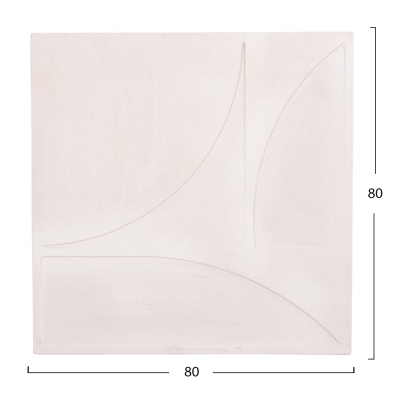 ΠΙΝΑΚΑΣ ΤΕΤΡΑΓΩΝΟΣ ΣΕΙΡΑ SANTORINI HM4507 MDF ΣΕ ΥΠΟΛΕΥΚΟ ΧΡΩΜΑ 80x4(πάχος)x80Υεκ. ΠΙΝΑΚΑΣ ΤΕΤΡΑΓΩΝΟΣ ΣΕΙΡΑ SANTORINI HM4507 MDF ΣΕ ΥΠΟΛΕΥΚΟ ΧΡΩΜΑ 80x4(πάχος)x80Υεκ.