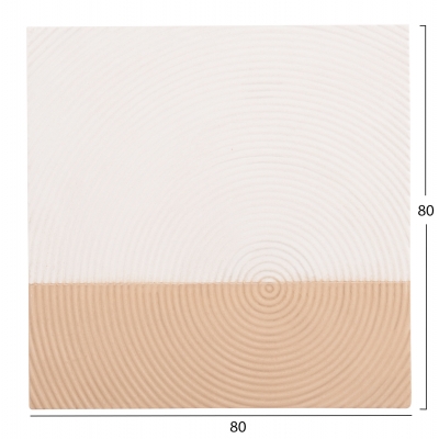 ΠΙΝΑΚΑΣ ΤΕΤΡΑΓΩΝΟΣ ΣΕΙΡΑ SANTORINI HM4519 MDF ΣΕ ΥΠΟΛΕΥΚΟ-ΚΑΦΕ ΧΡΩΜΑ 80x4(πάχος)x80Υεκ. ΠΙΝΑΚΑΣ ΤΕΤΡΑΓΩΝΟΣ ΣΕΙΡΑ SANTORINI HM4519 MDF ΣΕ ΥΠΟΛΕΥΚΟ-ΚΑΦΕ ΧΡΩΜΑ 80x4(πάχος)x80Υεκ.