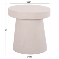 ΤΡΑΠΕΖΙ ΣΑΛΟΝΙΟΥ ΣΤΡΟΓΓΥΛΟ ΣΕΙΡΑ SANTORINI HM18052 MDF ΣΕ ΥΠΟΛΕΥΚΟ ΧΡΩΜΑ Φ48x49Υεκ. ΤΡΑΠΕΖΙ ΣΑΛΟΝΙΟΥ ΣΤΡΟΓΓΥΛΟ ΣΕΙΡΑ SANTORINI HM18052 MDF ΣΕ ΥΠΟΛΕΥΚΟ ΧΡΩΜΑ Φ48x49Υεκ.