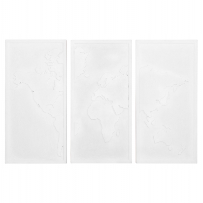 ΠΙΝΑΚΑΣ 3-ΠΤΥΧΟΣ WORLD MAP SANTORINI HM4504 MDF ΣΕ ΥΠΟΛΕΥΚΟ ΧΡΩΜΑ 180x4(πάχος)x120Υεκ. ΠΙΝΑΚΑΣ 3-ΠΤΥΧΟΣ WORLD MAP SANTORINI HM4504 MDF ΣΕ ΥΠΟΛΕΥΚΟ ΧΡΩΜΑ 180x4(πάχος)x120Υεκ.