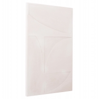 ΠΙΝΑΚΑΣ ΣΕΙΡΑ SANTORINI HM4506 MDF ΣΕ ΥΠΟΛΕΥΚΟ ΧΡΩΜΑ 80x4(πάχος)x120Υεκ.