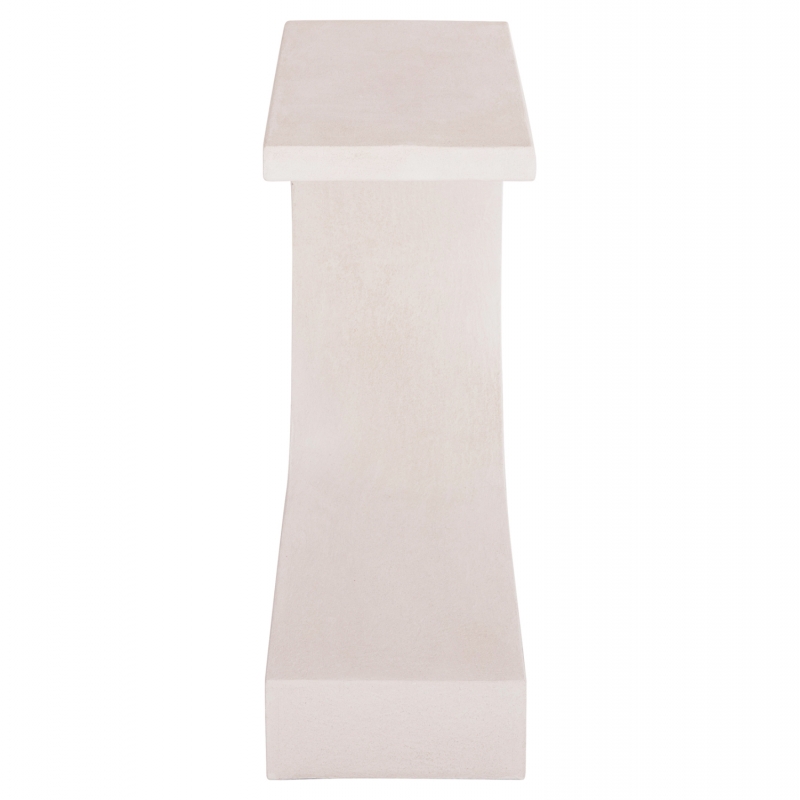 ΚΟΝΣΟΛΑ ΣΕΙΡΑ SANTORINI HM18049 MDF ΣΕ ΥΠΟΛΕΥΚΟ ΧΡΩΜΑ 110x30x70Υεκ.