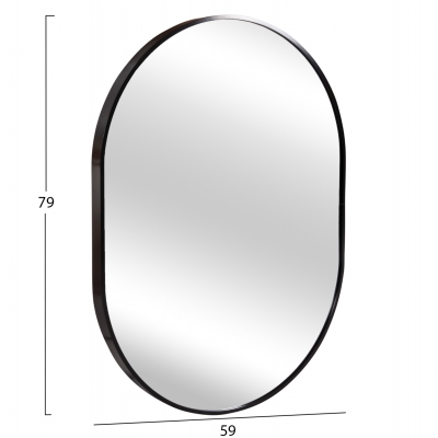 ΚΑΘΡΕΠΤΗΣ ΤΟΙΧΟΥ ΣΕΙΡΑ ARCHER HM4500.01 ΠΛΑΙΣΙΟ ΟΒΑΛ ΑΛΟΥΜΙΝΙΟΥ ΜΑΥΡΟ 59x79Υεκ ΚΑΘΡΕΠΤΗΣ ΤΟΙΧΟΥ ΣΕΙΡΑ ARCHER HM4500.01 ΠΛΑΙΣΙΟ ΟΒΑΛ ΑΛΟΥΜΙΝΙΟΥ ΜΑΥΡΟ 59x79Υεκ