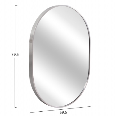 ΚΑΘΡΕΠΤΗΣ ΤΟΙΧΟΥ ΣΕΙΡΑ ARCHER HM4500.40 ΠΛΑΙΣΙΟ ΟΒΑΛ ΑΛΟΥΜΙΝΙΟΥ ΑΣΗΜΙ 59x79Υεκ ΚΑΘΡΕΠΤΗΣ ΤΟΙΧΟΥ ΣΕΙΡΑ ARCHER HM4500.40 ΠΛΑΙΣΙΟ ΟΒΑΛ ΑΛΟΥΜΙΝΙΟΥ ΑΣΗΜΙ 59x79Υεκ