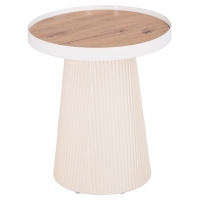 ΤΡΑΠΕΖΑΚΙ ΒΟΗΘΗΤΙΚΟ DENTON HM18023.02 MDF TOP ΦΥΣΙΚΟ ΞΥΛΟΥ-ΒΑΣΗ ΛΕΥΚΗ Φ45x51,5Υεκ. ΤΡΑΠΕΖΑΚΙ ΒΟΗΘΗΤΙΚΟ DENTON HM18023.02 MDF TOP ΦΥΣΙΚΟ ΞΥΛΟΥ-ΒΑΣΗ ΛΕΥΚΗ Φ45x51,5Υεκ.