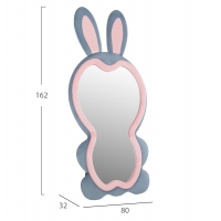 ΠΑΙΔΙΚΟΣ ΚΑΘΡΕΦΤΗΣ ΔΑΠΕΔΟΥ BUNNY HM4489.02 MDF ΡΟΖ & ΜΠΛΕ-ΜΑΥΡΟ STAND 80x162Υεκ. ΠΑΙΔΙΚΟΣ ΚΑΘΡΕΦΤΗΣ ΔΑΠΕΔΟΥ BUNNY HM4489.02 MDF ΡΟΖ & ΜΠΛΕ-ΜΑΥΡΟ STAND 80x162Υεκ.