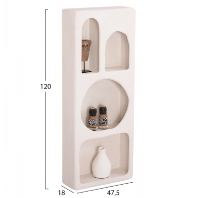 ΡΑΦΙΕΡΑ ΤΟΙΧΟΥ ΣΕΙΡΑ SANTORINI HM18069 MDF ΣΕ ΥΠΟΛΕΥΚΟ ΧΡΩΜΑ 47,5x18x120Υεκ. ΡΑΦΙΕΡΑ ΤΟΙΧΟΥ ΣΕΙΡΑ SANTORINI HM18069 MDF ΣΕ ΥΠΟΛΕΥΚΟ ΧΡΩΜΑ 47,5x18x120Υεκ.