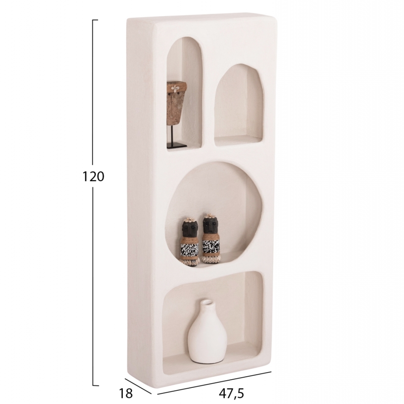 ΡΑΦΙΕΡΑ ΤΟΙΧΟΥ ΣΕΙΡΑ SANTORINI HM18069 MDF ΣΕ ΥΠΟΛΕΥΚΟ ΧΡΩΜΑ 47,5x18x120Υεκ. ΡΑΦΙΕΡΑ ΤΟΙΧΟΥ ΣΕΙΡΑ SANTORINI HM18069 MDF ΣΕ ΥΠΟΛΕΥΚΟ ΧΡΩΜΑ 47,5x18x120Υεκ.