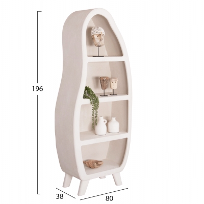 ΡΑΦΙΕΡΑ ΣΕΙΡΑ SANTORINI HM18067 MDF ΣΕ ΥΠΟΛΕΥΚΟ ΧΡΩΜΑ 80x38x196Υεκ. ΡΑΦΙΕΡΑ ΣΕΙΡΑ SANTORINI HM18067 MDF ΣΕ ΥΠΟΛΕΥΚΟ ΧΡΩΜΑ 80x38x196Υεκ.