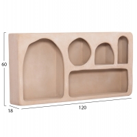 ΡΑΦΙ ΤΟΙΧΟΥ ΣΕΙΡΑ SANTORINI HM18063.02 MDF ΣΕ ΚΑΦΕ 120x18x60Υεκ. ΡΑΦΙ ΤΟΙΧΟΥ ΣΕΙΡΑ SANTORINI HM18063.02 MDF ΣΕ ΚΑΦΕ 120x18x60Υεκ.