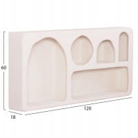 ΡΑΦΙ ΤΟΙΧΟΥ ΣΕΙΡΑ SANTORINI HM18063.01 MDF ΣΕ ΥΠΟΛΕΥΚΟ 120x18x60Υεκ. ΡΑΦΙ ΤΟΙΧΟΥ ΣΕΙΡΑ SANTORINI HM18063.01 MDF ΣΕ ΥΠΟΛΕΥΚΟ 120x18x60Υεκ.