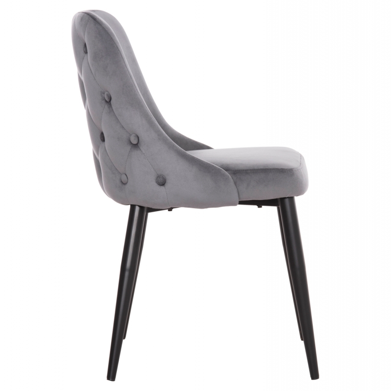 ΚΑΡΕΚΛΑ SERENITY HM8527.11 ΒΕΛΟΥΔΟ ΓΚΡΙ ΜΕ ΜΑΥΡΑ ΜΕΤΑΛΛΙΚΑ ΠΟΔΙΑ 51x54x83,5Υεκ. ΚΑΡΕΚΛΑ SERENITY HM8527.11 ΒΕΛΟΥΔΟ ΓΚΡΙ ΜΕ ΜΑΥΡΑ ΜΕΤΑΛΛΙΚΑ ΠΟΔΙΑ 51x54x83,5Υεκ.