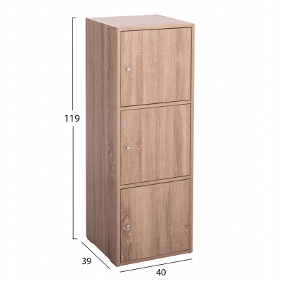 ΝΤΟΥΛΑΠΙ ΜΕ 3 ΑΠΟΘ. ΧΩΡΟΥΣ SORIANO HM9939.11 SONAMA OAK ΜΕΛΑΜΙΝΗ 40x39x119Υεκ. ΝΤΟΥΛΑΠΙ ΜΕ 3 ΑΠΟΘ. ΧΩΡΟΥΣ SORIANO HM9939.11 SONAMA OAK ΜΕΛΑΜΙΝΗ 40x39x119Υεκ.