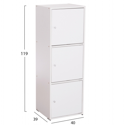 ΝΤΟΥΛΑΠΙ ΜΕ 3 ΑΠΟΘ. ΧΩΡΟΥΣ SORIANO HM9939.01 ΛΕΥΚΗ ΜΕΛΑΜΙΝΗ 40x39x119Υεκ. ΝΤΟΥΛΑΠΙ ΜΕ 3 ΑΠΟΘ. ΧΩΡΟΥΣ SORIANO HM9939.01 ΛΕΥΚΗ ΜΕΛΑΜΙΝΗ 40x39x119Υεκ.