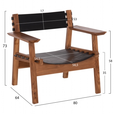 ΠΟΛΥΘΡΟΝΑ KONNA HM9928.01 TEAK ΞΥΛΟ ΣΕ ΦΥΣΙΚΟ-ΔΕΡΜΑ ΑΓΕΛΑΔΟΣ ΣΕ ΜΑΥΡΟ 80x64x73Υεκ. ΠΟΛΥΘΡΟΝΑ KONNA HM9928.01 TEAK ΞΥΛΟ ΣΕ ΦΥΣΙΚΟ-ΔΕΡΜΑ ΑΓΕΛΑΔΟΣ ΣΕ ΜΑΥΡΟ 80x64x73Υεκ.