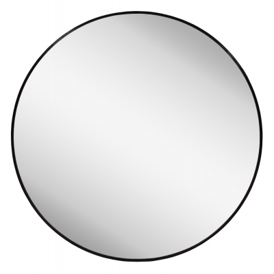 ΚΑΘΡΕΠΤΗΣ ΤΟΙΧΟΥ ΣΕΙΡΑ ARCHER HM4498.01 ΠΛΑΙΣΙΟ ΣΤΡΟΓΓΥΛΟ ΑΛΟΥΜΙΝΙΟΥ ΜΑΥΡΟ Φ80εκ