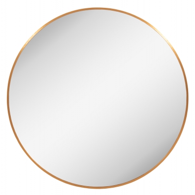 ΚΑΘΡΕΠΤΗΣ ΤΟΙΧΟΥ ΣΕΙΡΑ ARCHER HM4498.30 ΠΛΑΙΣΙΟ ΣΤΡΟΓΓΥΛΟ ΑΛΟΥΜΙΝΙΟΥ ΧΡΥΣΟ Φ80εκ