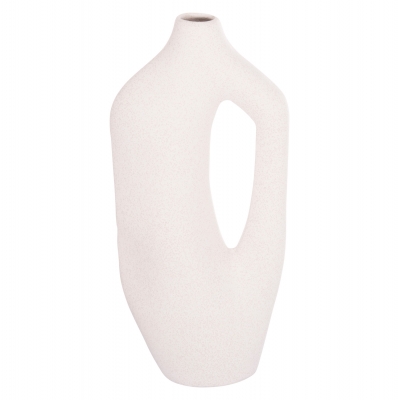 ΕΠΙΤΡΑΠΕΖΙΟ ΚΕΡΑΜΙΚΟ ΔΙΑΚΟΣΜΗΤΙΚΟ ΣΕΙΡΑ SEBOR HM4625 ΥΠΟΛΕΥΚΟ ΚΡΥΣΤΑΛΛΙΚΟ 20x9x45Υεκ