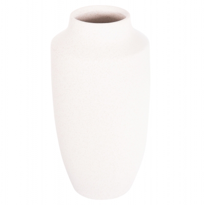 ΕΠΙΤΡΑΠΕΖΙΟ ΚΕΡΑΜΙΚΟ ΔΙΑΚΟΣΜΗΤΙΚΟ ΒΑΖΟ GALAD HM4588.01 ΕΚΡΟΥ ΚΡΥΣΤΑΛΛΙΚΟ Φ16x32Υεκ