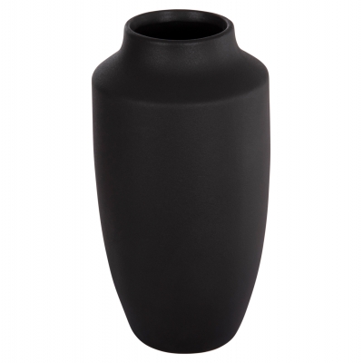 ΕΠΙΤΡΑΠΕΖΙΟ ΚΕΡΑΜΙΚΟ ΔΙΑΚΟΣΜΗΤΙΚΟ ΒΑΖΟ GALAD HM4588.02 ΜΑΥΡΟ ΜΑΤ Φ16x32Υεκ