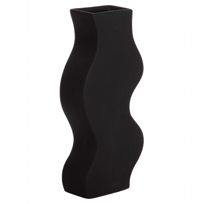 ΕΠΙΤΡΑΠΕΖΙΟ ΚΕΡΑΜΙΚΟ ΔΙΑΚΟΣΜΗΤΙΚΟ ΣΕΙΡΑ SEBOR HM4589.02 ΜΑΥΡΟ ΜΑΤ 14x6.5x30Υεκ