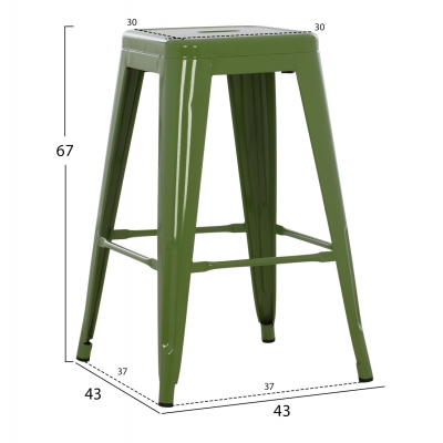 ΣΚΑΜΠΟ ΜΕΣΑΙΟΥ ΥΨΟΥΣ ΜΕΤΑΛΛΙΚΟ MELITA-PRO HM8573.53 ΣΕ LIGHT OLIVE GREEN 43x43x67Υεκ. ΣΚΑΜΠΟ ΜΕΣΑΙΟΥ ΥΨΟΥΣ ΜΕΤΑΛΛΙΚΟ MELITA-PRO HM8573.53 ΣΕ LIGHT OLIVE GREEN 43x43x67Υεκ.