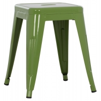 ΣΚΑΜΠΟ ΜΕΤΑΛΛΙΚΟ MELITA HM0096.53 ΣΕ LIGHT OLIVE GREEN ΧΡΩΜΑ 37x37x45Υεκ.