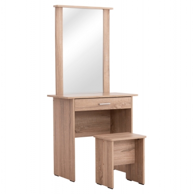 ΤΟΥΑΛΕΤΑ ΜΕ ΚΑΘΡΕΠΤΗ & ΣΚΑΜΠΟ CRYSTEL HM9938.11 ΜΕΛΑΜΙΝΗ SONAMA OAK 74x39x155Υεκ.