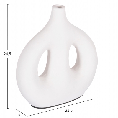 ΔΙΑΚΟΣΜΗΤΙΚΟ ΒΑΖΟ ΣΕΙΡΑ CLAYVON HM4413 ΤΕΡΑΚΟΤΑ ΣΕ ΛΕΥΚΟ 23,5x8x24,5Υεκ. ΔΙΑΚΟΣΜΗΤΙΚΟ ΒΑΖΟ ΣΕΙΡΑ CLAYVON HM4413 ΤΕΡΑΚΟΤΑ ΣΕ ΛΕΥΚΟ 23,5x8x24,5Υεκ.