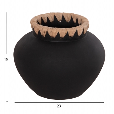 ΔΙΑΚΟΣΜΗΤΙΚΟ ΒΑΖΟ RENTON(S) HM4733 ΤΕΡΑΚΟΤΑ ΜΑΥΡH-ΠΛΕΞΗ ΨΑΘΑΣ ΣΤΟ ΣΤΟΜΙΟ Φ23x19Υεκ ΔΙΑΚΟΣΜΗΤΙΚΟ ΒΑΖΟ RENTON(S) HM4733 ΤΕΡΑΚΟΤΑ ΜΑΥΡH-ΠΛΕΞΗ ΨΑΘΑΣ ΣΤΟ ΣΤΟΜΙΟ Φ23x19Υεκ