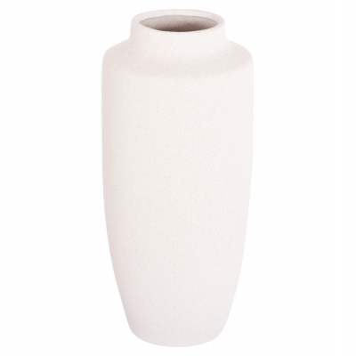 ΕΠΙΤΡΑΠΕΖΙΟ ΚΕΡΑΜΙΚΟ ΔΙΑΚΟΣΜΗΤΙΚΟ ΒΑΖΟ GALAD HM4587.01 ΕΚΡΟΥ ΚΡΥΣΤΑΛΛΙΚΟ Φ17,5x40Υεκ