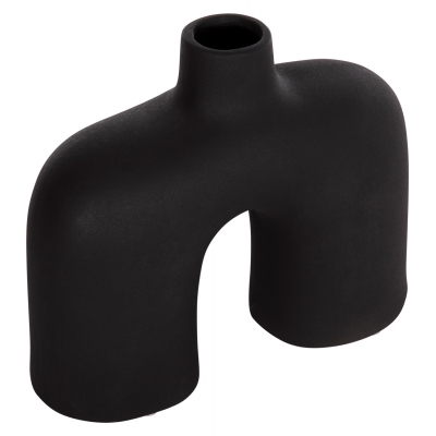 ΕΠΙΤΡΑΠΕΖΙΟ ΚΕΡΑΜΙΚΟ ΔΙΑΚΟΣΜΗΤΙΚΟ ISIL HM4600.02 ΜΑΥΡΟ ΜΑΤ 27x9,5x22,5Y εκ.