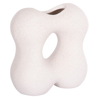 ΕΠΙΤΡΑΠΕΖΙΟ ΚΕΡΑΜΙΚΟ ΔΙΑΚΟΣΜΗΤΙΚΟ SEBOR HM4594.01 ΥΠΟΛΕΥΚΟ ΚΡΥΣΤΑΛΛΙΚΟ 18x9x18Υεκ