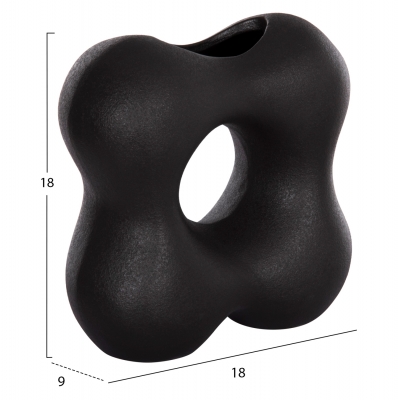 ΕΠΙΤΡΑΠΕΖΙΟ ΚΕΡΑΜΙΚΟ ΔΙΑΚΟΣΜΗΤΙΚΟ SEBOR HM4594.02 ΜΑΥΡΟ ΜΑΤ 18x9x18Υεκ ΕΠΙΤΡΑΠΕΖΙΟ ΚΕΡΑΜΙΚΟ ΔΙΑΚΟΣΜΗΤΙΚΟ SEBOR HM4594.02 ΜΑΥΡΟ ΜΑΤ 18x9x18Υεκ