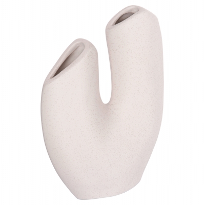 ΕΠΙΤΡΑΠΕΖΙΟ ΚΕΡΑΜΙΚΟ ΔΙΑΚΟΣΜΗΤΙΚΟ ARKEN HM4619.01 ΚΡΥΣΤΑΛΛΙΚΟ ΥΠΟΛΕΥΚΟ 20,5x8x26Υεκ