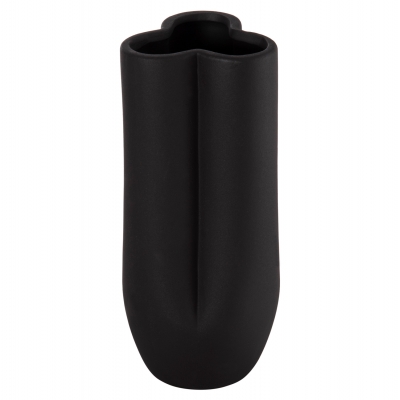 ΕΠΙΤΡΑΠΕΖΙΟ ΚΕΡΑΜΙΚΟ ΔΙΑΚΟΣΜΗΤΙΚΟ GLAΖΕ HM4611.02 ΜΑΥΡΟ ΜΑΤ Φ14x34Υ εκ.